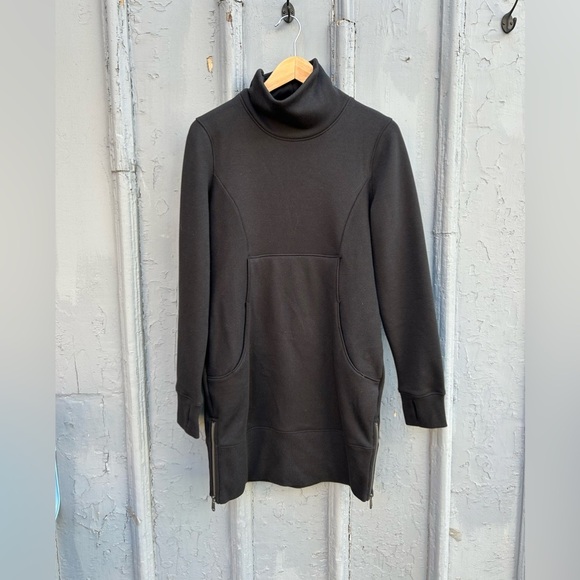 Athleta Cozy Karma Funnel Neck Dress, Size Small - Picture 3 of 10